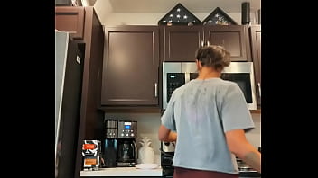 Morning dancing while cooking before we get eye appointment