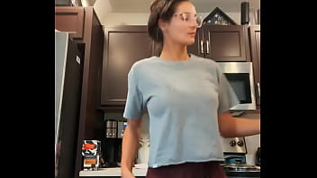Morning dancing while cooking before we get eye appointment