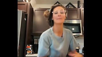 Morning dancing while cooking before we get eye appointment