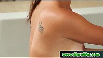 Lucky client gets a full service nuru massage 25