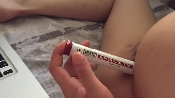 Playing with myself that ass play made me cum