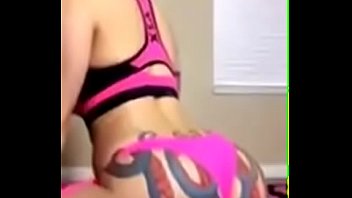 Tattooed ass twerk