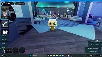 Dandy's world fangame getting absolute clapped by a giant tix on roblox