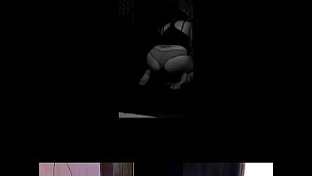 Sexy striptease with massive dildo and awsome ass shaking