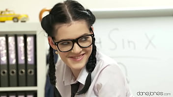 Naughty pupil spanked before a facial dane jones