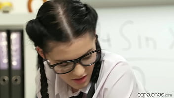 Naughty pupil spanked before a facial dane jones