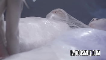 Married couple taken by aliens and seduced into foursome