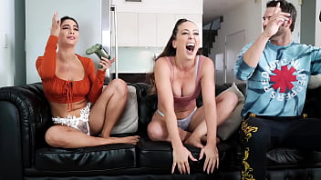 We lost video game and had to fuck big cock cherie deville tru kait