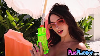 Sexy big boobs babe enjoyed hot posing after hot striptease for the playboy Sexy big boobs babe enjoyed hot posing after hot striptease for the playboy