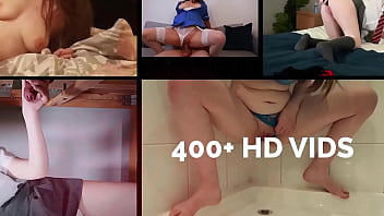 Skinny redhead gets an orgasm denial lesson