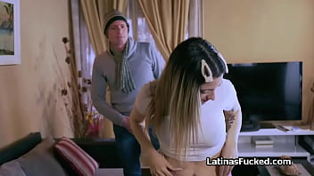 Lucky dude gets blown for giving her high heels