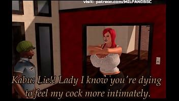 Second part of a married white woman with a big racist ass is seduced by a black cock for more information visit milfand