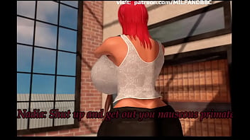 Second part of a married white woman with a big racist ass is seduced by a black cock for more information visit milfand