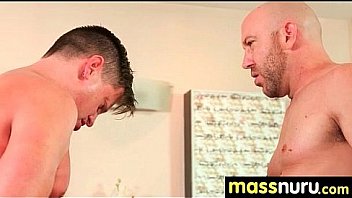 Slippery nuru massage for lucky dude 21