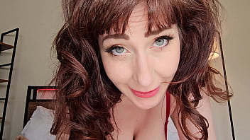 Sexy milf redhead melody mynx loves young stud's huge cock