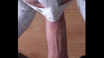 My sex doll vilja in a skin tight zentai suit gagging on my cock