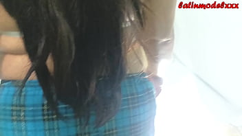 Teacher seduces pregnant student and convinces her to pose sexy and grab his cock