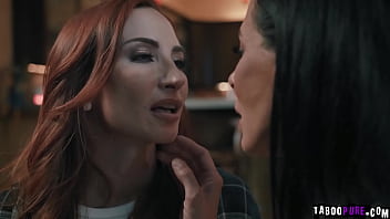 Lucky stud getting gangbang by horny hot milfs in their house