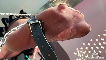 My Foot In Torn Tan Tights Wiggling Right Above Your Face thumbnail