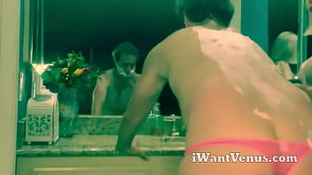 Locked and shaved mistress kaylamy sub is a prisoner of his own desires locked in a chastity cage and leashed to my wi