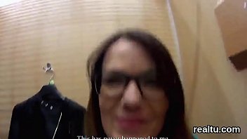 Glamorous czech teen is seduced in the mall and screwed in pov