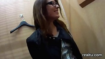 Glamorous czech teen is seduced in the mall and screwed in pov