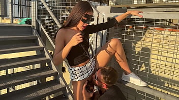 Transei na escada com meu chefe do trabalho