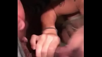 She came over to party and got a cock in her mouth