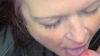 Deep throating new cock