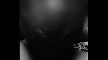 Licking her hairy pussy