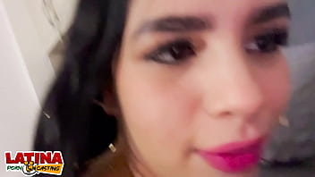 Latina porn casting big booty deep throat cock sucking slut gets fucked by bwc