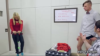 Delirious bitch gets her fuckholes spread and extremely nailed