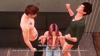 Two famous pop stars with a groupie