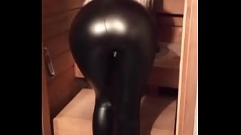 North star teasing with her wetlook ass