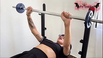 Masturbating in the gym