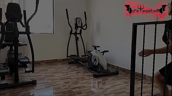 Masturbating in the gym