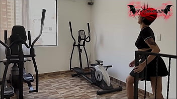 Masturbating in the gym