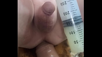 Fill my ass with lube and machine fuck it out