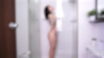 Latina Getting Goth Shower Masturbation thumbnail