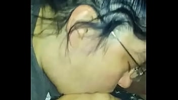 Getting off in her mouth