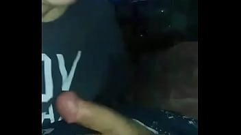 Getting off in her mouth