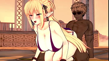 The horniest elf gets fucked until she moans with pleasure