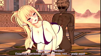 The horniest elf gets fucked until she moans with pleasure