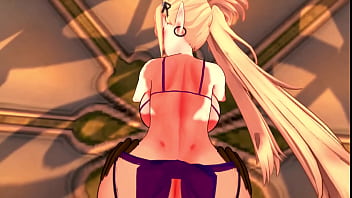 The horniest elf gets fucked until she moans with pleasure