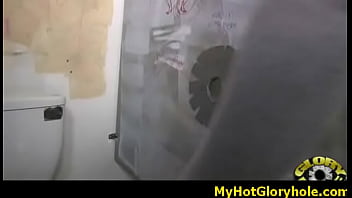 White whore sucks and fucks black cock for cusmhot at gloryhole 20