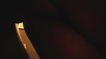 Pushing big dick in latina pussy from the back