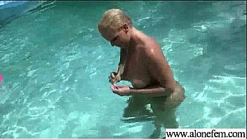 Lots of things as sex toys for horny girl to play video 10