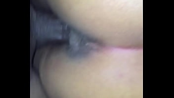 Sexy latin loves taking black cock from the back