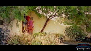 Redhead and blonde lesbian sex with licking and fingering