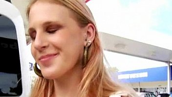 Desperate teen naked in public and fucks to pay rent 23